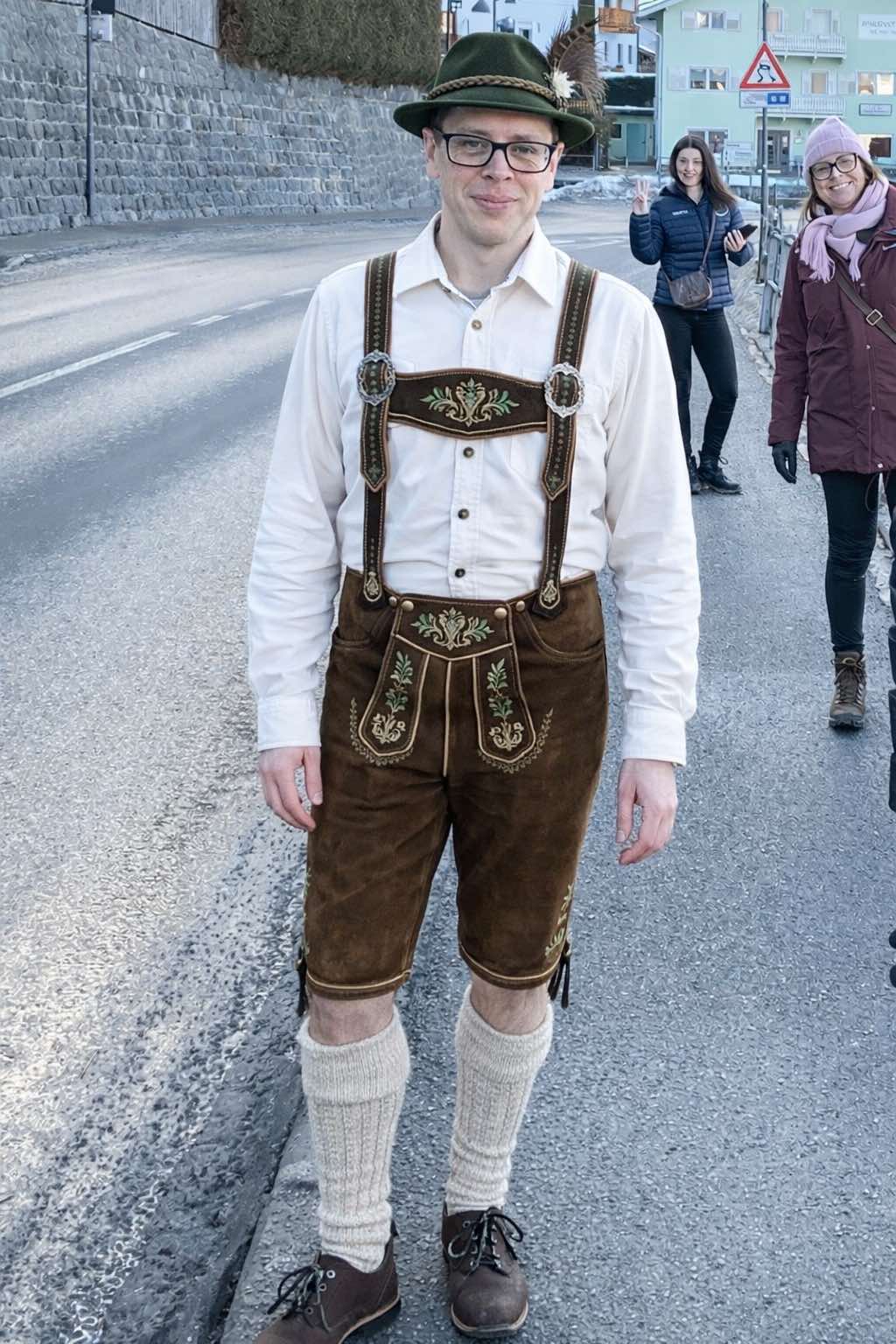 Lederhosen i Moena